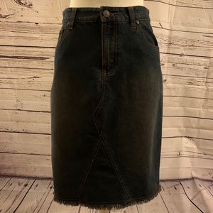 EUC Stephen Hardy Squeeze Jean Skirt